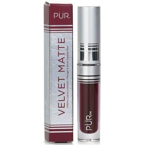 PUR - NWT - Velvet Matte Liquid Lipstick in "Dutty Wine" Full Size .07 fl. oz. - Picture 7 of 16